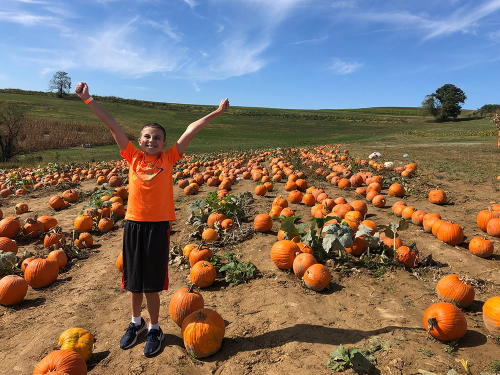 Child,at,the,pumpkin,patch, ,simmons,farm,,pittsburgh,pennsylvania,