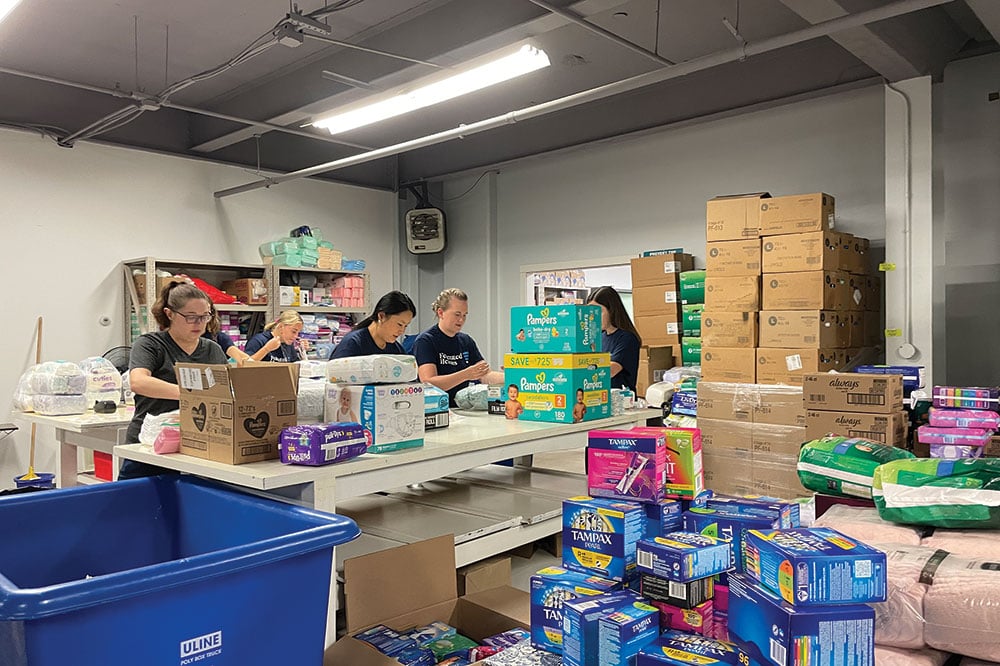 Volunteers Pack Up Supplies For The Western Pa Diaper Bank Courtesy The Diaper Bank
