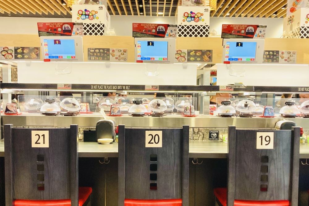 Kura revolving sushi outlet bar price