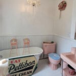 Pink Bathroom From Door