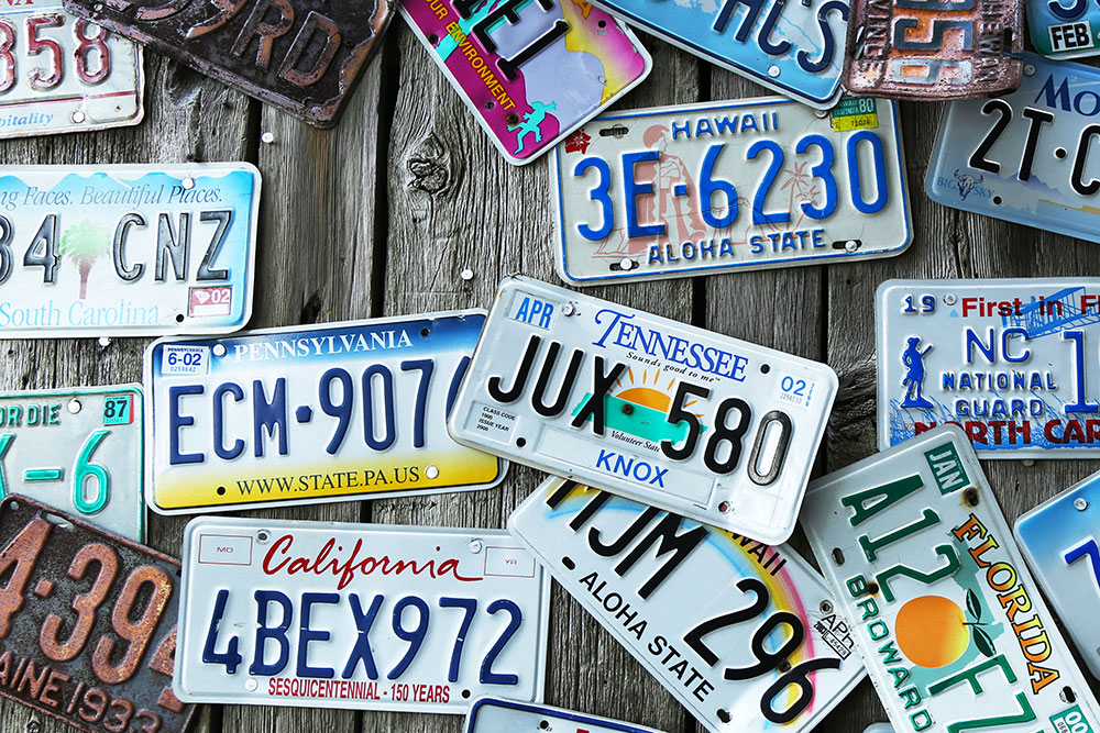 License Plates Shutterstock