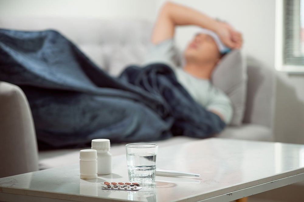 Sick Man Cold Adobe Stock