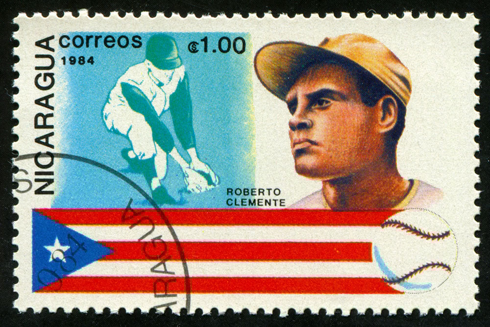 Roberto Clemente Stamp Shutterstock