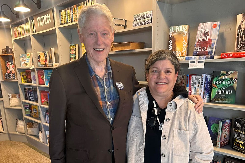 Bill Clinton The Little Green Bookstore