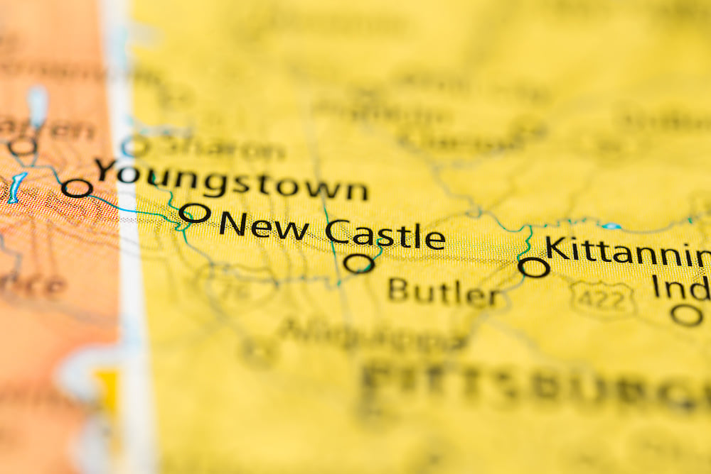 New Castle, Pennsylvania, Usa.