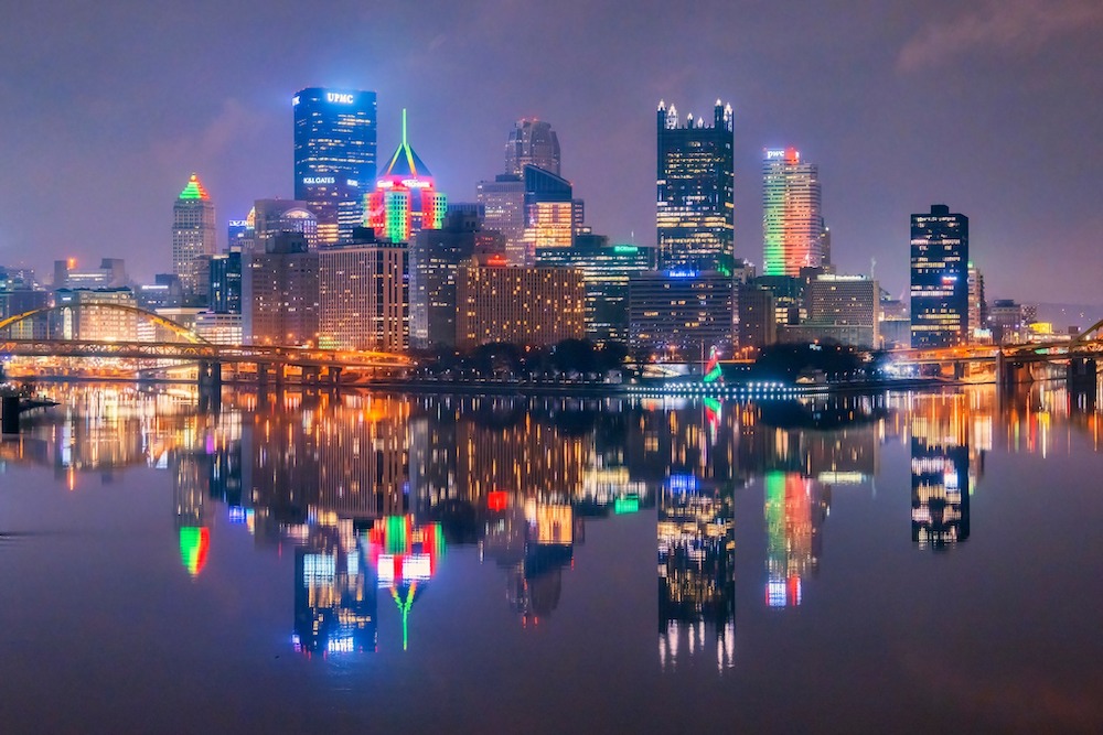 Pittsburgh Golden Triangle Night Dave Dicello