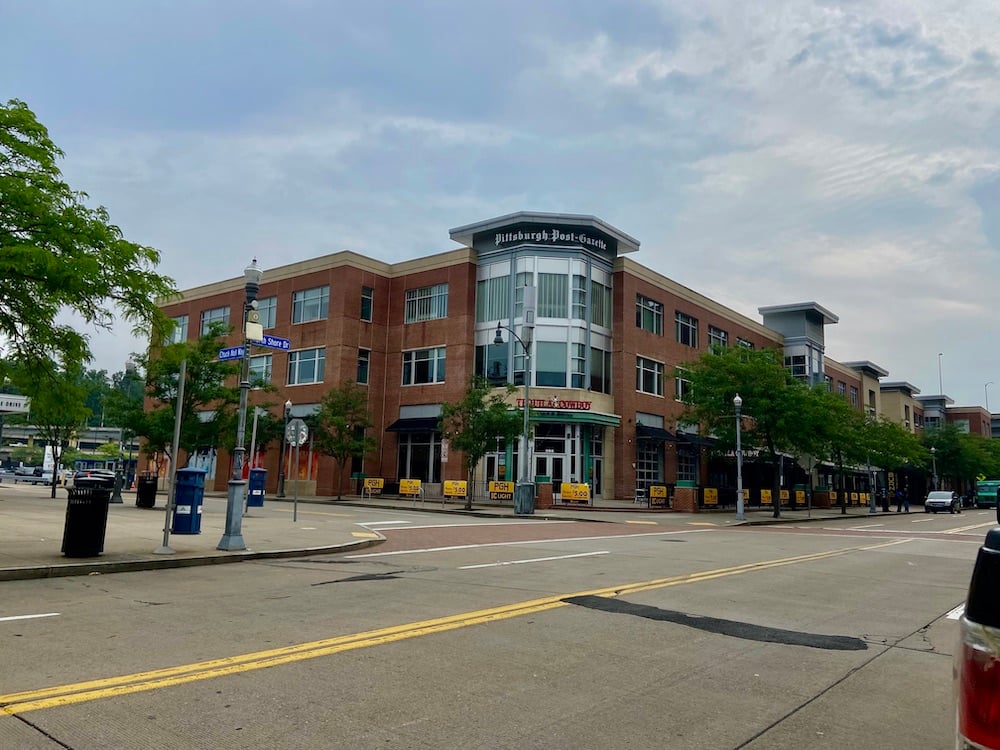 Pittsburgh Post Gazette Offices On The North Shore