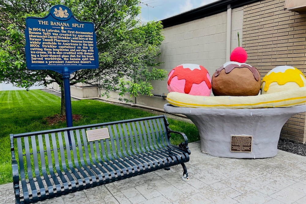Bananasplitstatue