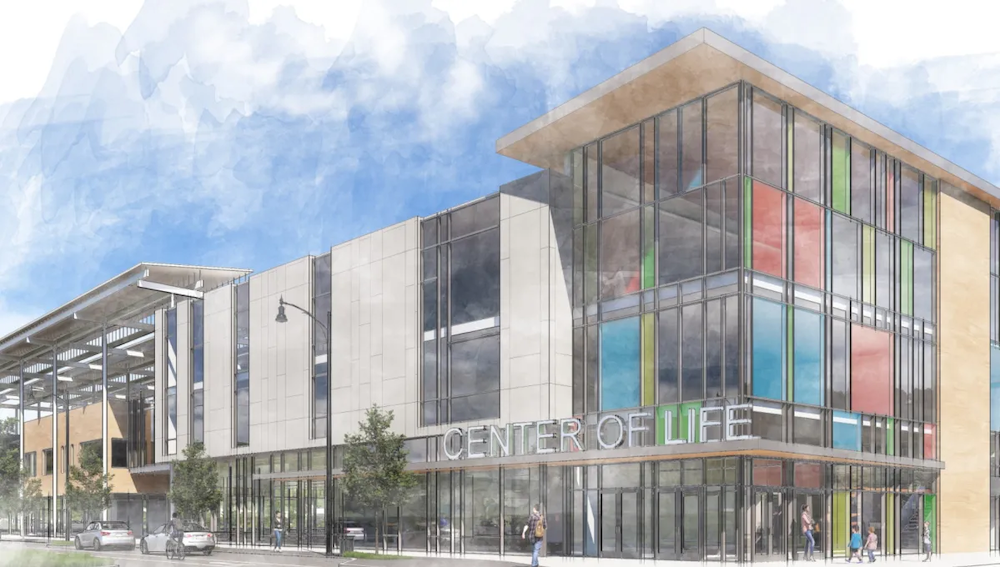 Col Building Rendering Image Courtesy Center Of Life