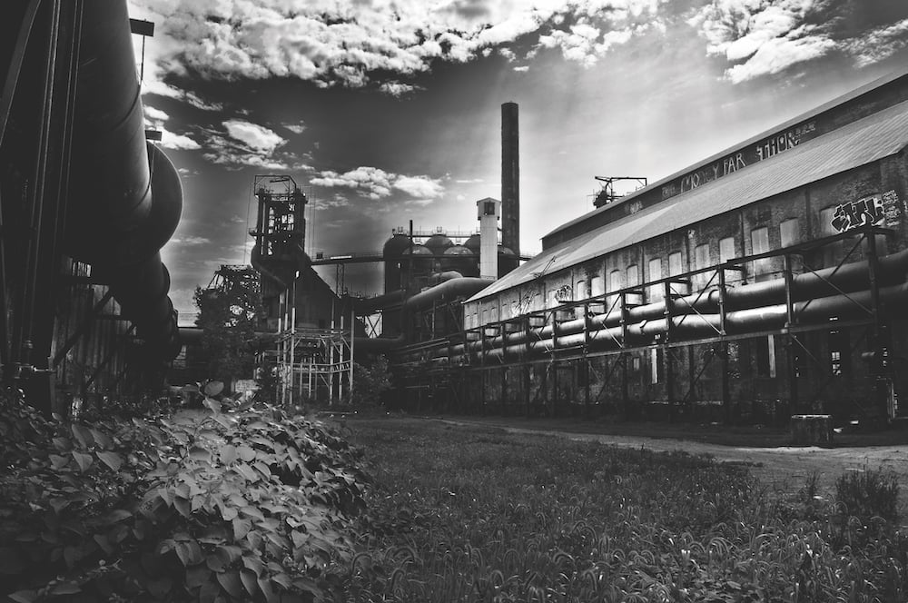 Carrie Furnace Exterior2 Bw