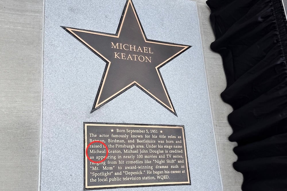 Michael Keaton Name Spelling Walk Of Fame