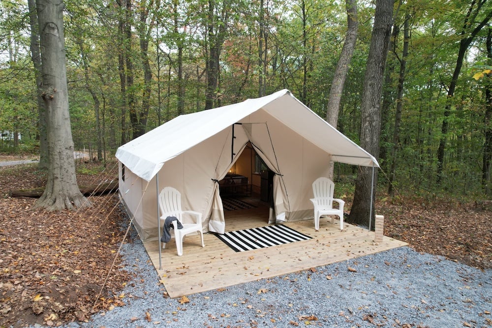 Glamping in Pennsylvania state parks