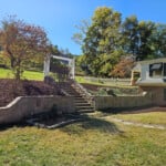 Stone Steps To Backyard