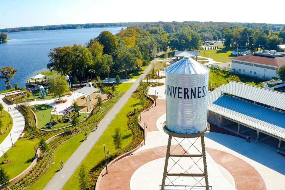 Inverness Drone Shot