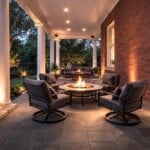 Rear Porch Virtually Staged 1