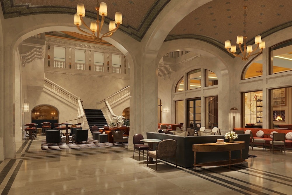 The Atterbury Lobby Rendering