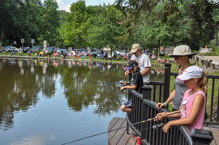 Annual fishing tournament gives kids a different focus