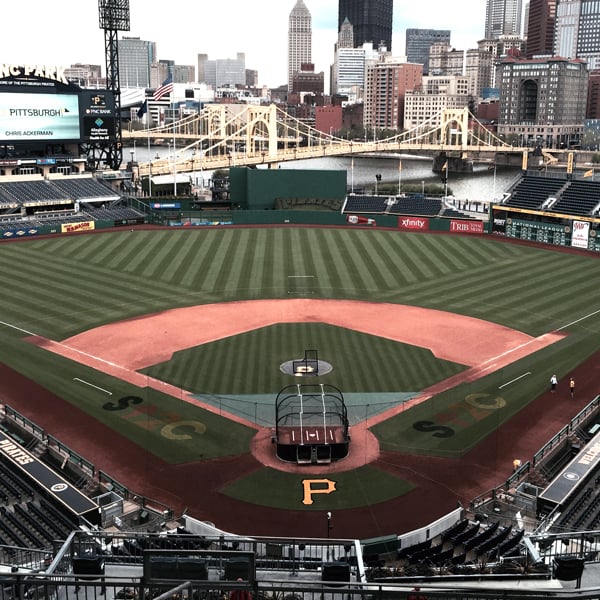 Pittsburgh skyline..love the view from PNC Park