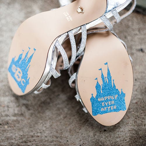 Cinderella Glass Slipper Wedding Shoes Fairytale Disney 