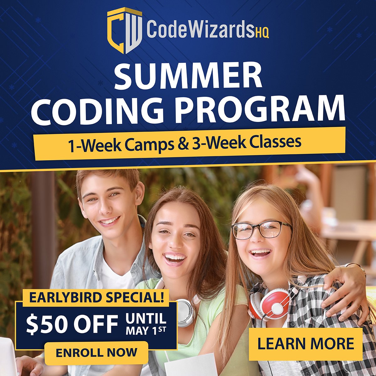 CodeWizardsHQ Summer Coding Camps and Classes