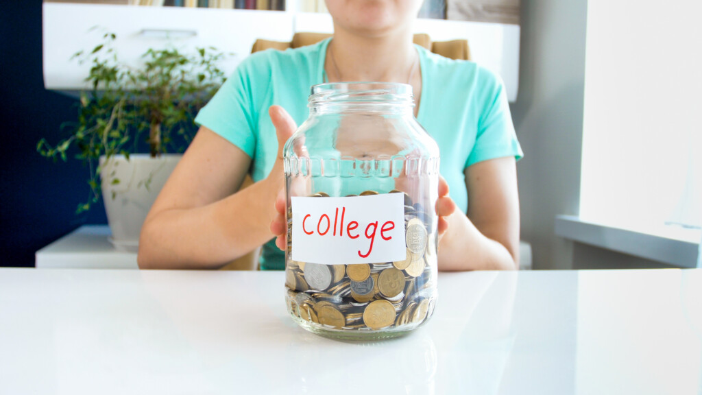 Conceptual Photo Of Saving Money For High Education In College Or University