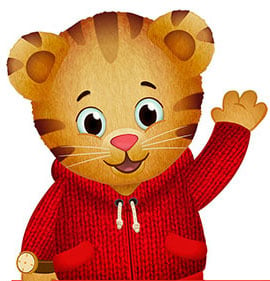 daniel tiger red sweater toddler