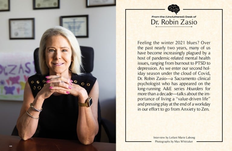 From the (Uncluttered) Desk of Dr. Robin Zasio - Sactown Magazine