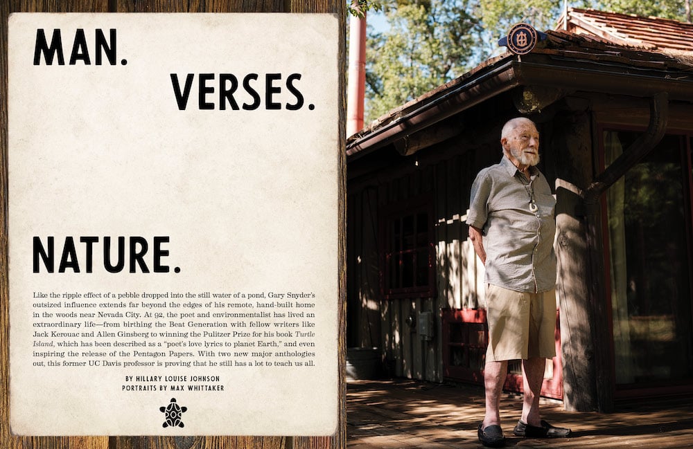 Man. Verses. Nature. - Gary Snyder - Sactown Magazine