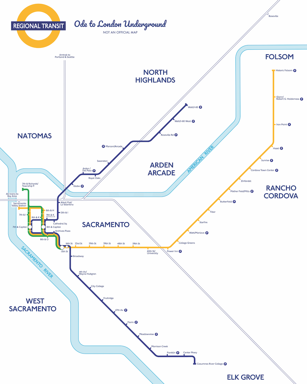 Putting His Stamp on Maps - Michael Calcagno and SacRT - Sactown Magazine