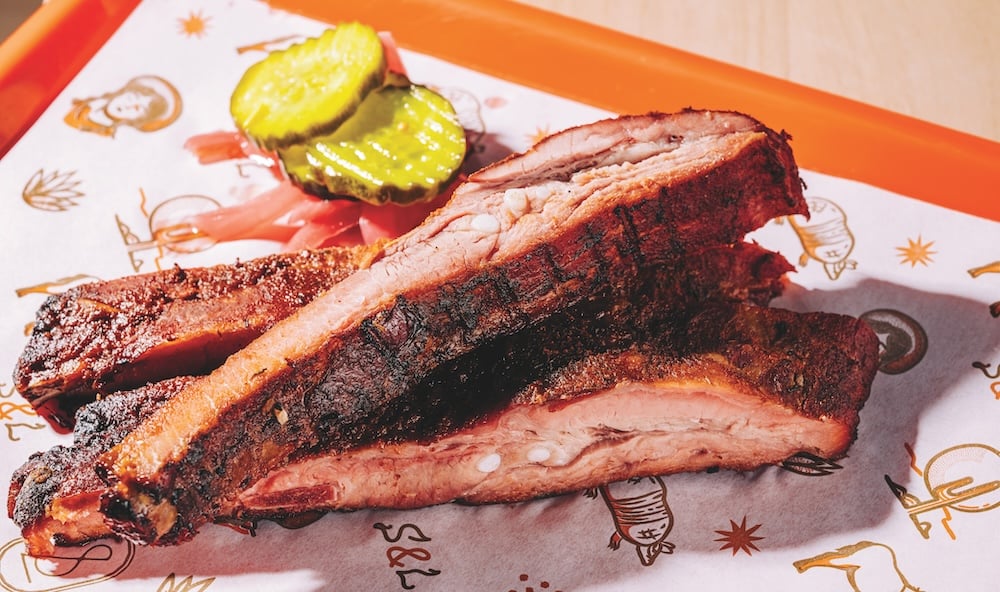 Slow and Low spare ribs