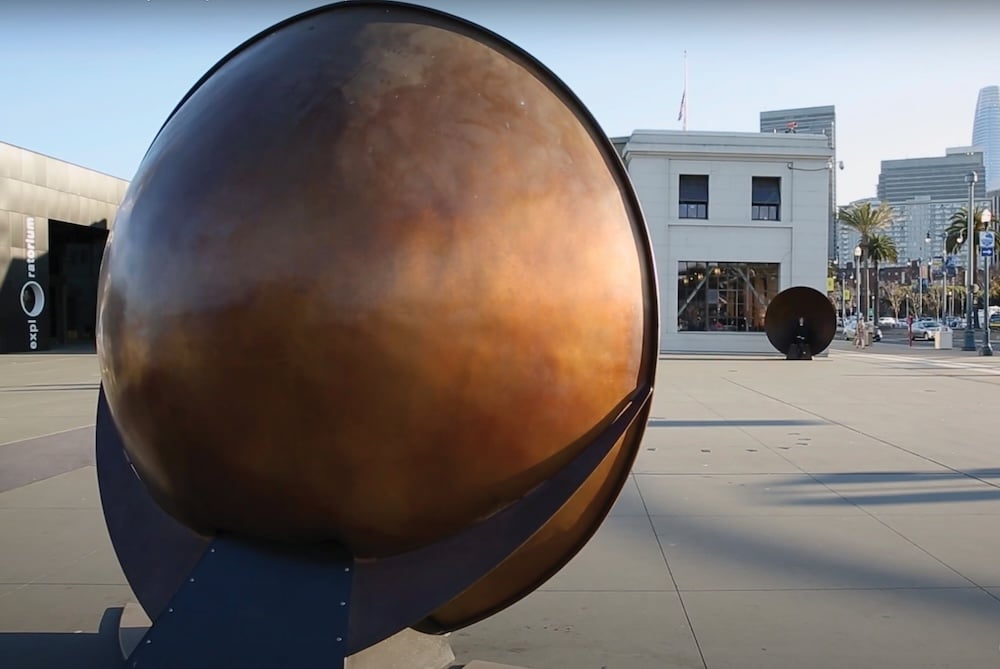 Archimedes Whisper Dishes at the Exploratorium