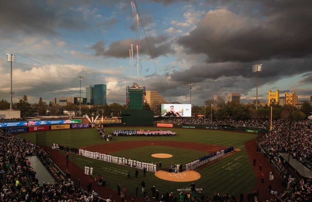 The A's Home Opener at Sutter Health Park