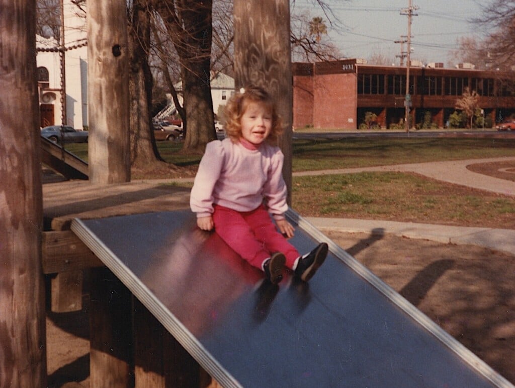 E.A. Hanks at Sacramento's McKinley Park as a child