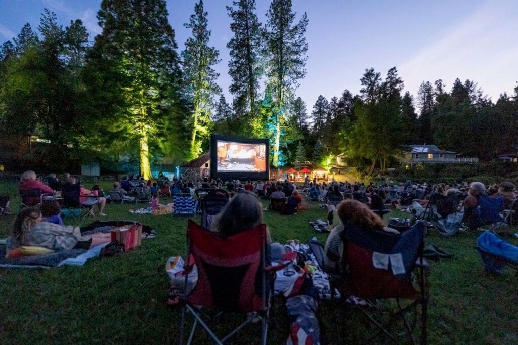 Nevada City's Outdoor Movies Under the Pines
