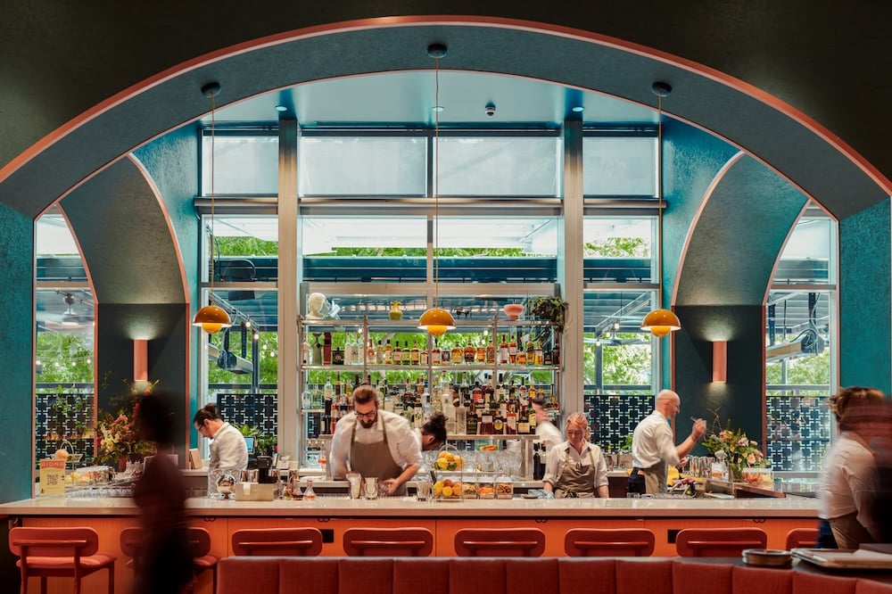 The Aiona bar area