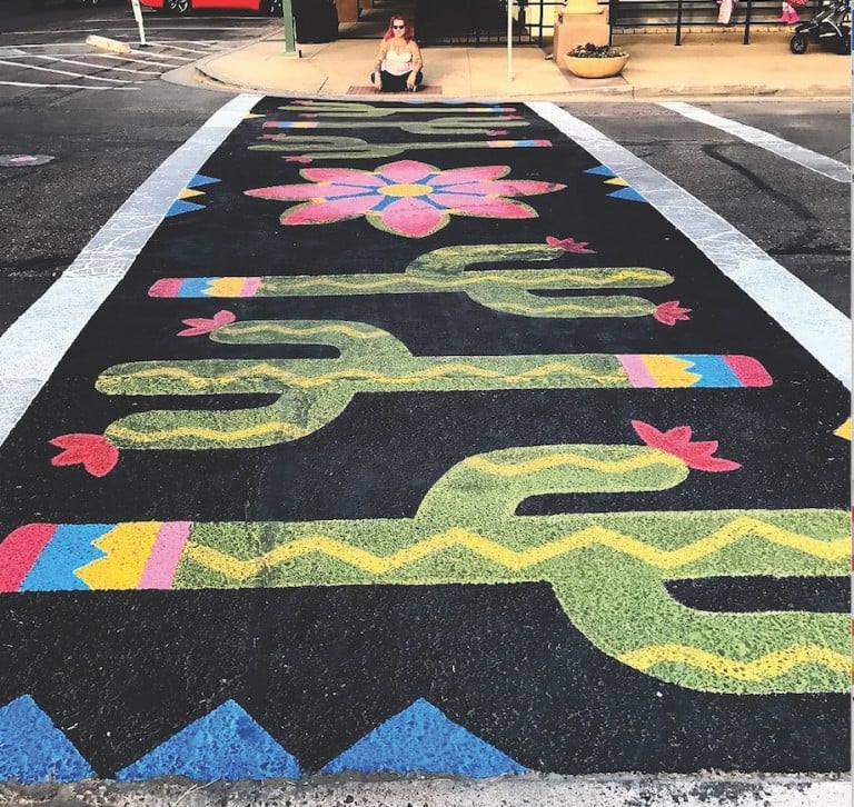 Street Art Why Not Here? Painted Crosswalks Sactown