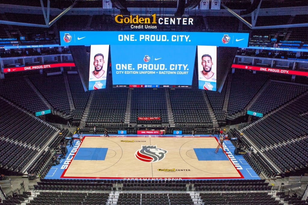 The Sacramento Kings reveal a new hometown court at Golden 1 Center