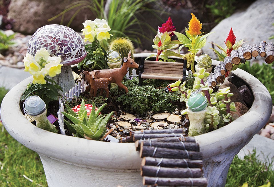 Fairy garden castle store diy