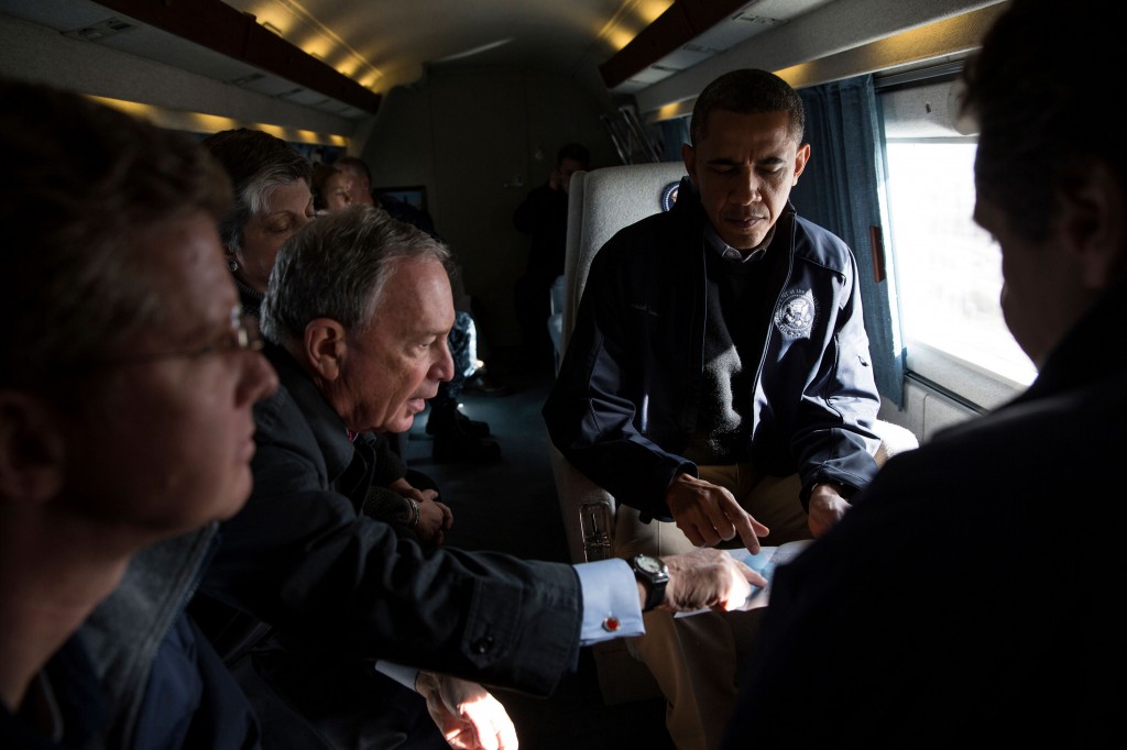 President Barack Obama Views Damage Caused By Superstorm Sandy