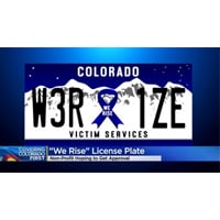 Colorado License Plate