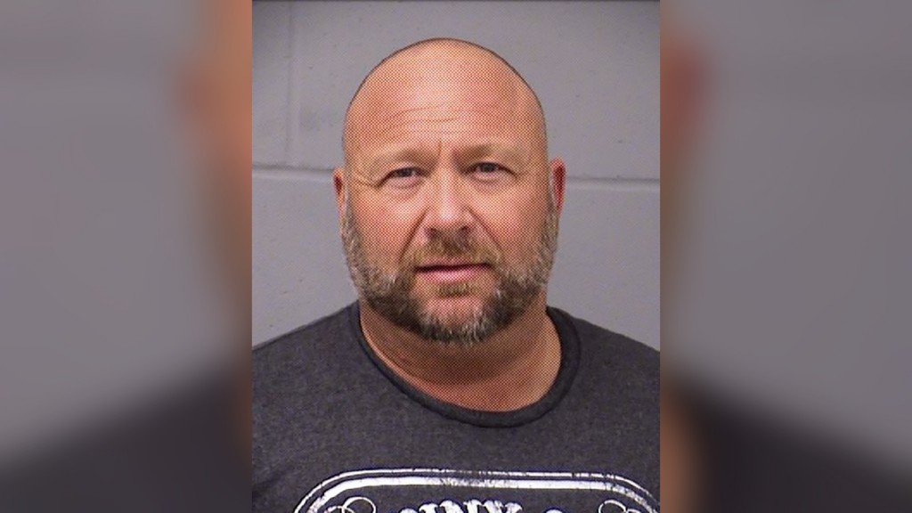 Alex Jones Dwi Mug Shot