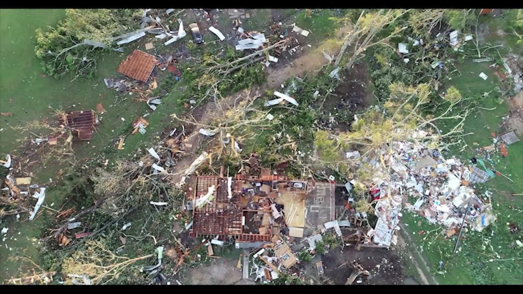 Tornado Damage In Soso, Ms