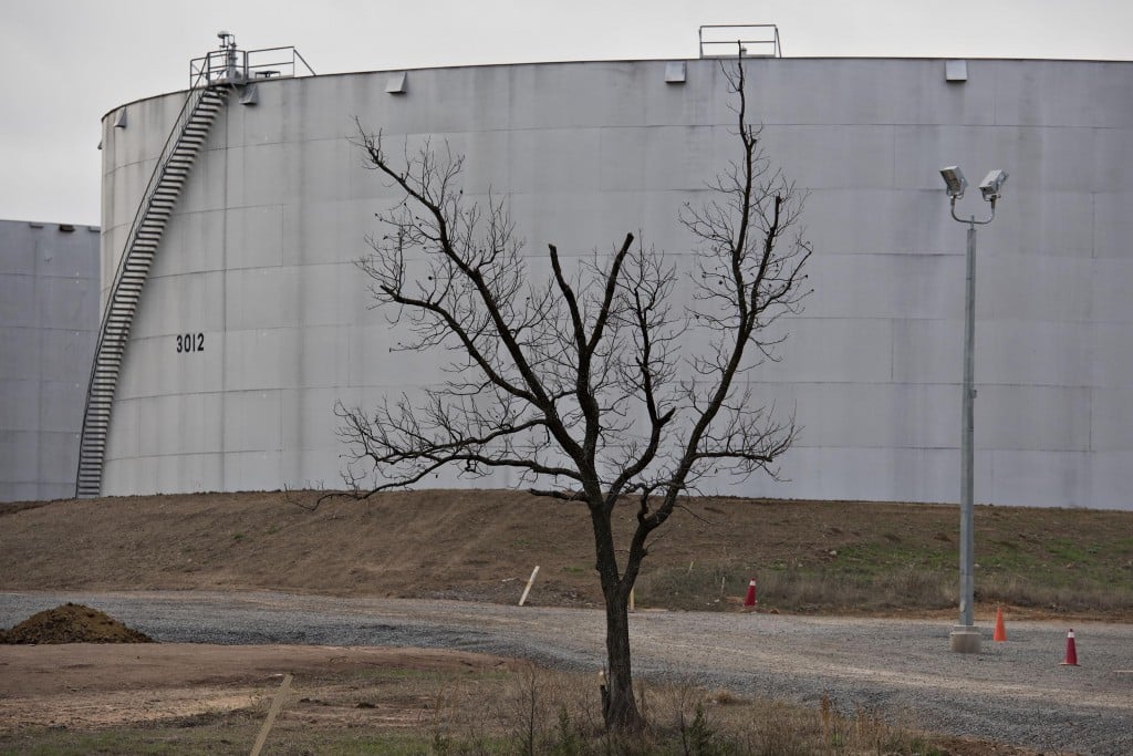 Views Of Largest U.s. Oil Hub As Stockpile Growth Slows