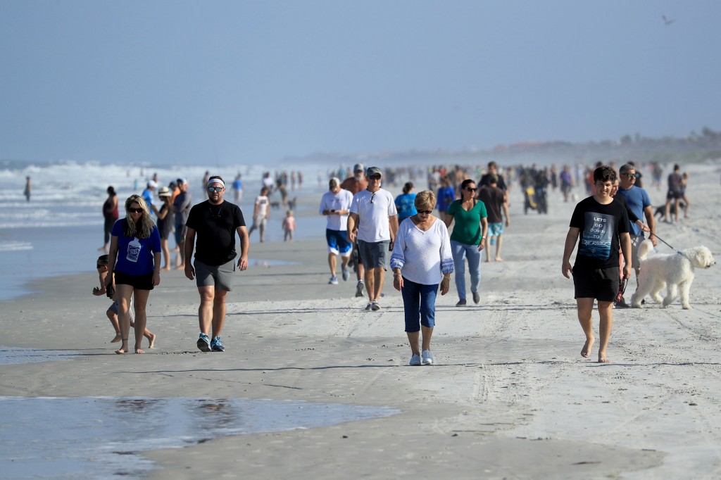 Jacksonville, Florida Re Opens Beaches After Decrease In Covid 19 Cases