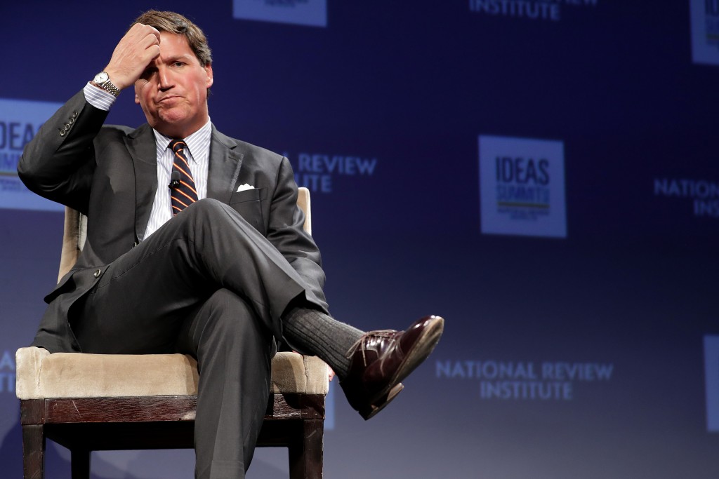 Fox News Host Tucker Carlson Appears At National Review Ideas Summit