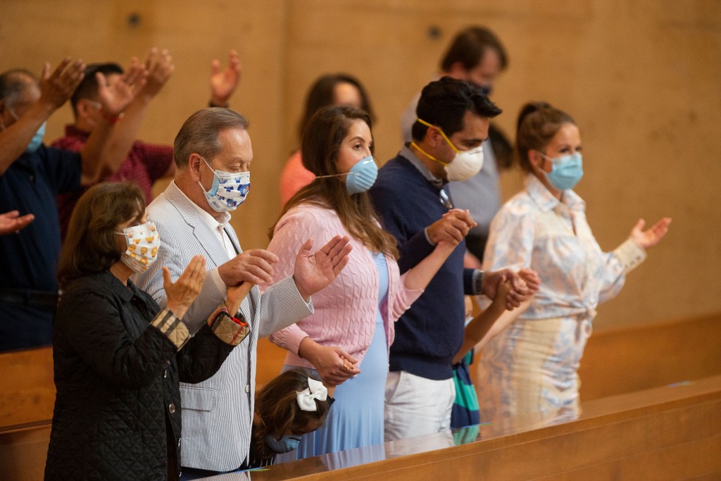 Virus Outbreak California Churches Reopen