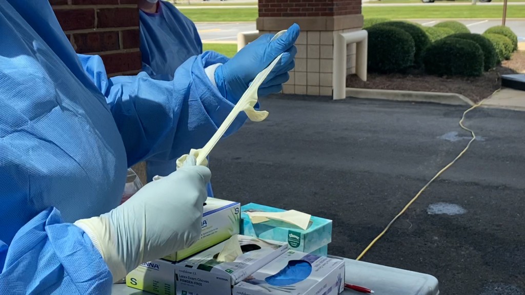 Nurse With Gloves