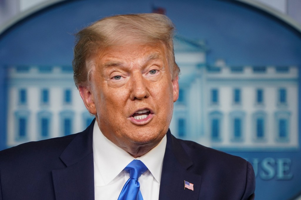 President Trump Holds A News Conference At The White House