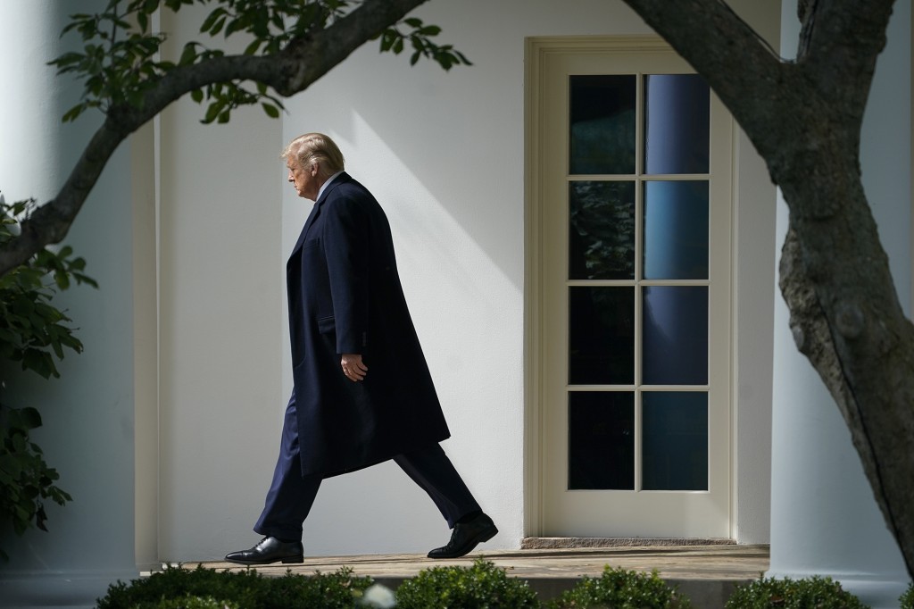 President Trump Departs White House For New Jersey