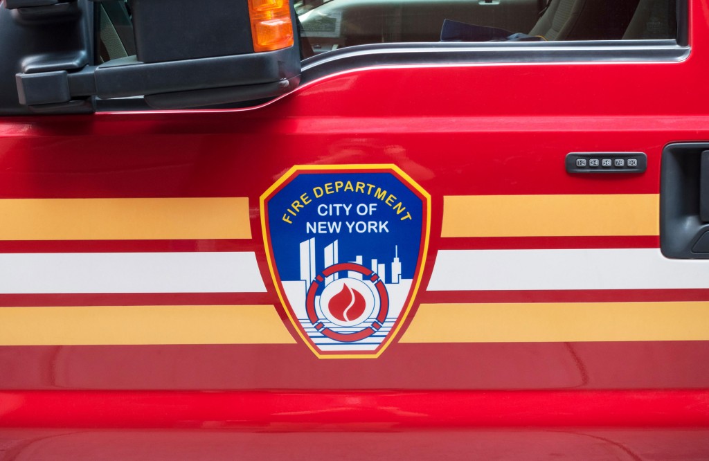 City Of New York Fire Department Communications Vehicle In New York City